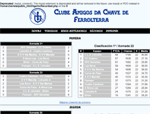 Tablet Screenshot of liga.amigosdachave.es